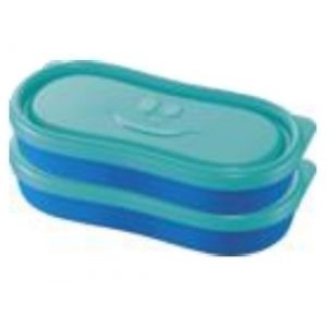 TUPPER MAPED SNACK BOX CONCEPT KIDS AZUL