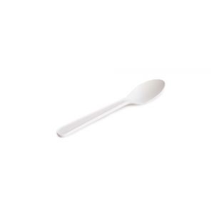 Imagen CUCHARILLA MAIZ COMPOSTABLE BLANCO P/50