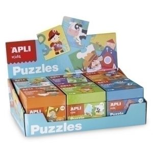 Imagen PUZZLE EDUCATIVO APLI KIDS AZUL EXP. 6