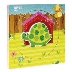 Imagen PUZZLE EDUCATIVO APLI CAPAS TORTUGA