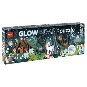 Puzle Educativo Apli Kids Glow In The Dark Bosque Magico 200 Pz (+6 Años)