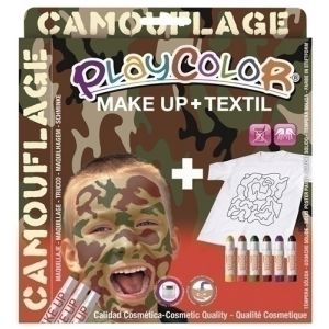 Imagen PACK PLAYCOLOR MAQUILL.+TEXTIL CAMOUFLAG