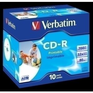 Imagen CD-ROM VERBATIM 700MB 52x JEWEL C/10