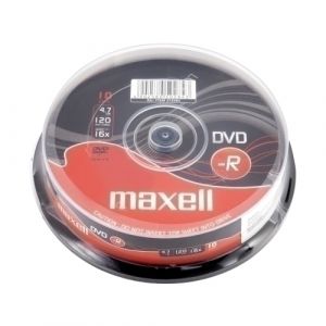 Imagen DVD -R MAXELL 4.7GB 16x SPINDLE 10