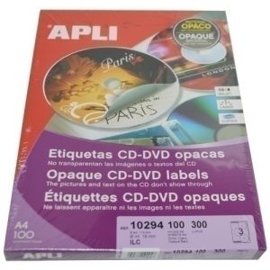 Imagen ETIQ.IMP.APLI 10294 100h A4 CD.OPØ114x18