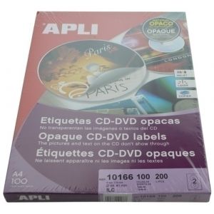 Imagen ETIQ.IMP.APLI 10166 100h A4 CD.OPØ114x41