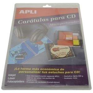 Imagen ETIQ.IMP.APLI 10607 10h A4 CD CARATULA