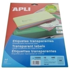 Imagen ETIQ.IMP.APLI 10050 10h A4 PLT 48,5x25,4