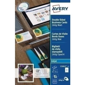 Imagen TARJETAS AVERY IMPRESORA C32015-10