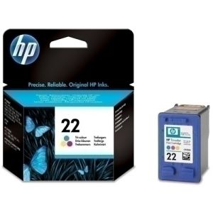 Imagen CART.IJ.HP C9352AE Nº22 TRICOLOR 5ML