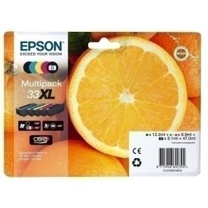 Imagen CART.IJ.EPSON T335740 Nº33XL PACK 5