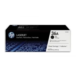 Imagen TONER HP CB436AD Nº36A NEGRO PACK 2 UD.