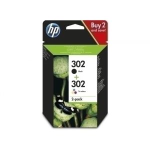 Imagen CART.IJ.HP X4D37AE Nº302 NEGRO+COLOR PAC