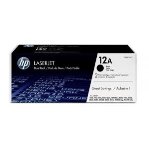 Imagen TONER HP Q2612AD Nº12A NEGRO PACK 2 UD.