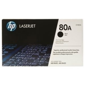 Imagen TONER HP CF280A Nº80A LJ PRO 400 NEGRO