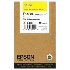 Imagen CART.IJ.EPSON T543400 PRO 4000 AMARILLO