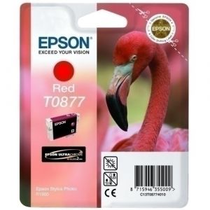 Imagen CART.IJ.EPSON T087740 ROJO