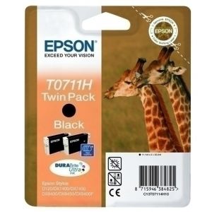 Imagen CART.IJ.EPSON T07114H NEGRO PACK 2