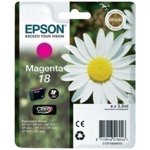 Imagen CART.IJ.EPSON T180340 Nº18 MAGENTA