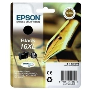 Imagen CART.IJ.EPSON T163140 Nº16XL NEGRO