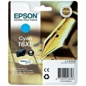 Imagen CART.IJ.EPSON T163240 Nº16XL CIAN