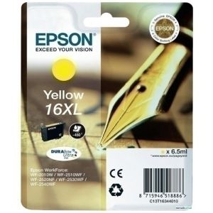 Imagen CART.IJ.EPSON T163440 Nº16XL AMARILLO