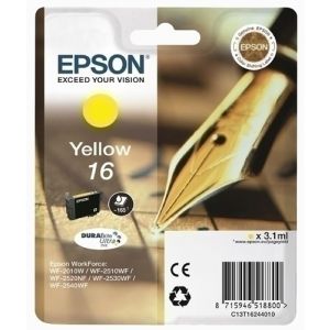 Imagen CART.IJ.EPSON T162440 Nº16 AMARILLO