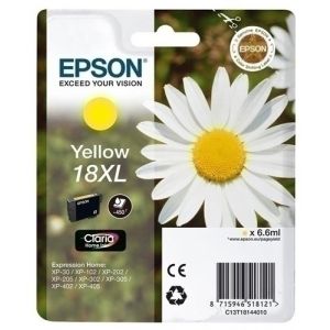 Imagen CART.IJ.EPSON T181440 18XL AMARILLO