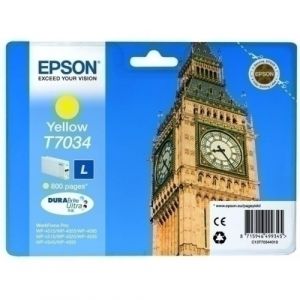 Imagen CART.IJ.EPSON T703440 WP-4525DNF AMARILL