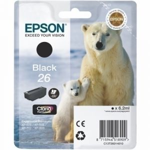 Imagen CART.IJ.EPSON T260140 XP-760 NEGRO