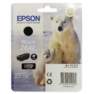 Imagen CART.IJ.EPSON T262140 26XL NEGRO