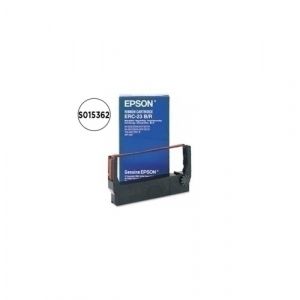 Imagen CINTA EPSON S015362 ERC-23B NEGRO/ROJO