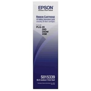 Imagen CINTA EPSON S015339 PLQ-20 NEGRA PACK 3