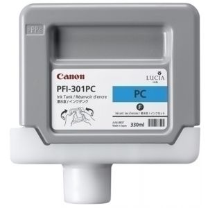 Imagen CART.IJ.CANON PFI-301PC CIAN PIGMENTADO