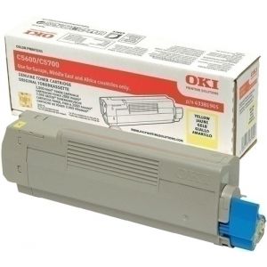 Imagen TONER OKI C5600/5700 AMARILLO TYPE C8