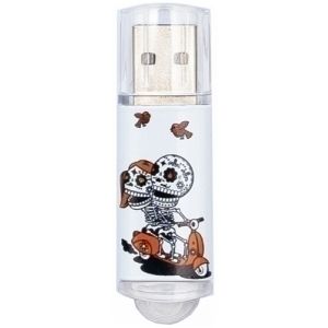 Imagen MEMORIA USB 32GB TECHONE CALAVERA MOTO