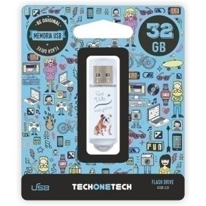 Imagen MEMORIA USB 32GB TECHONE VIDA PERRA