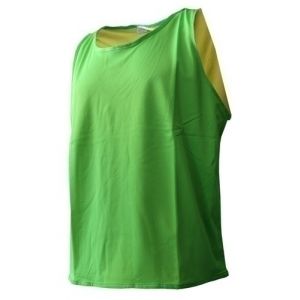 PETO REVERSIBLE JUNIOR VERDE-AMARILLO