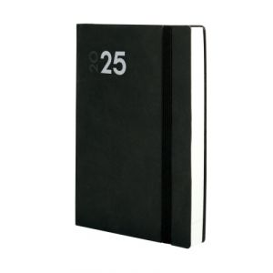 Agenda 2025 tapa flexible color negre (D/P)