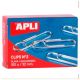 CAIXA 100 CLIPS APLI Nº 2 GALVANITZATS 11714