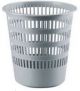 OUTLET - Papelera plástico rejilla Faibo 12 l Gris