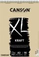 BLOC DIBUJO CANSON XL KRAFT C/ESP. A3 90