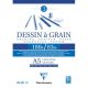 Bloc Dibujo Clair. Dessin A Grain A5 180