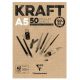Bloc Dibujo Clair. Kraft Encol. A5 120G