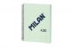 Bloc Milan 430 Serie 1918 Tapa Extra A4 80H Horizontal 95G Verde