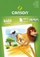 BLOC DIBUJO CANSON KIDS ENCOL. A5 90g