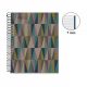 Bloc Miquelrius Eco Design Notebook 1 Micro.Tapa Dura A5 80H 80G Cuadric.5X5 Ecorombos