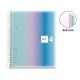 Bloc Miquelrius Aurora Notebook 4 Micro.Tapa Pp A5 120H 70Gr Cuadric.5X5 Santorini