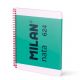 Bloc Milan Nata 624 Since 1918 Tapa Extra A4 80H Horizontal 95G Verde