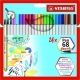 ROTUL.STABILO PEN 68  BRUSH CAJA 24